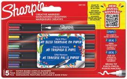 5 marqueurs Sharpie Bullet créatifs pointe pinceau