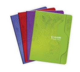 Cahier piqûre 17x22cm 96p 5x5 70g Calligraphe