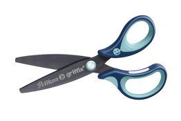 La paire de ciseaux Pélikan Griffix bout rond 14 cm droitier
