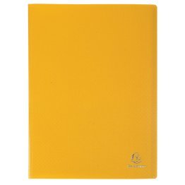 Protège-documents polypro Exacompta Opak A4 20 volets/40 vues jaune