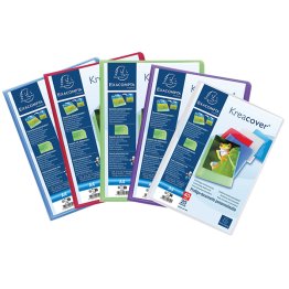 Protège-documents Exacompta Kreacover® 20 volets/40 vues couleurs assorties