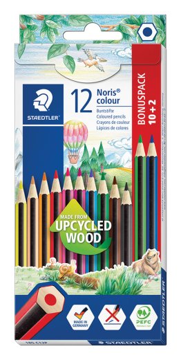 12 crayons de couleur Staedtler Noris colour