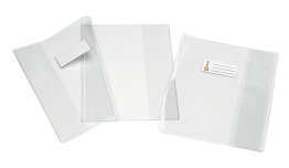 Protège cahier plastique épais 17x22cm Colorosa