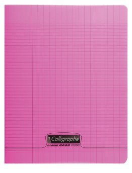 Cahier polypro seyes 17x22cm 48p Calligraphe