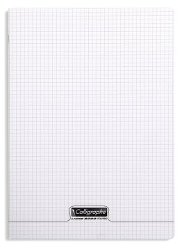 Cahier polypro 24x32cm 192p 5x5 incolore Calligraphe