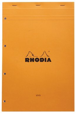 Bloc notes 21x29,7cm 160 pages seyès Rhodia