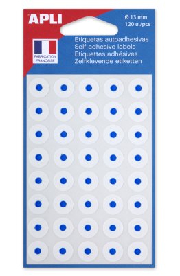 120 œillets adhésifs Apli ø 13mm