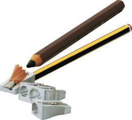 Taille-crayons en métal 2 trous